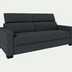 Canapé 3 Places|Canapé Convertible*alinea Canapé 3 places convertible avec matelas Bultex en pop avec accoudoirs 15cm - anthracite Gris