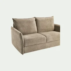 Canapé 3 Places|Canapé Convertible*alinea Canapé 3 places convertible en tissu avec matelas densité 35kg/m3 - roucas Beige