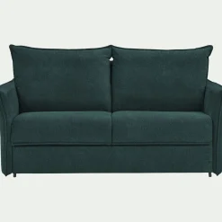 Canapé 4 Places*alinea Canapé 4 places convertible en tissu avec matelas densité 35kg/m3 - Bleu