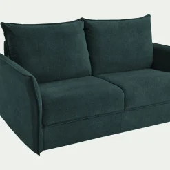 Canapé 4 Places*alinea Canapé 4 places convertible en tissu avec matelas densité 35kg/m3 - Bleu