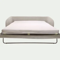 Canapé 3 Places*alinea Canapé 3 places convertible en tissu tramé - roucas Beige