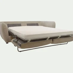 Canapé En Tissu|Canapé 4 Places*alinea Canapé 4 places convertible en tissu Nature - Beige