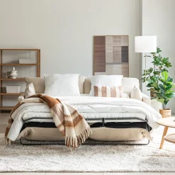 Canapé 4 Places*alinea Canapé 4 places convertible en tissu - alpilles Beige