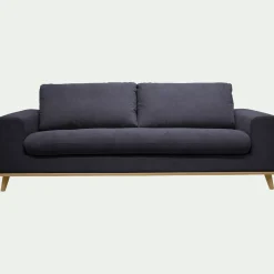 Canapé En Tissu|Canapé 4 Places*alinea Canapé 4 places convertible en tissu Crown - calabrun Bleu