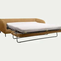 Canapé 4 Places*alinea Canapé 4 places convertible en tissu tramé - bronze Marron