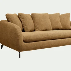 Canapé 4 Places*alinea Canapé 4 places convertible en tissu tramé - bronze Marron