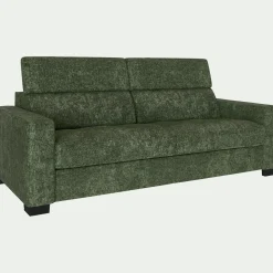 Canapé En Tissu|Canapé 3 Places*alinea Canapé 3 places conible en tissu genesis avec accoudoirs 20cm - cèdre Vert