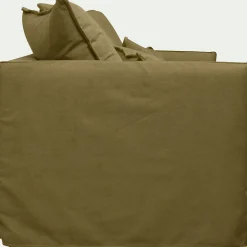 Canapé 2 Places*alinea Canapé 2 places convertible en tissu wind - bronze Marron