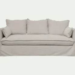 Canapé En Tissu|Canapé 3 Places*alinea Canapé 3 places convertible en tissu wind - alpilles Beige