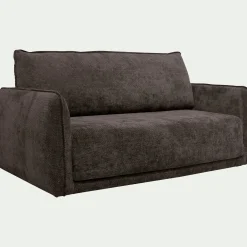 Canapé 3 Places*alinea Canapé 3 places convertible en tissu Eden - Marron