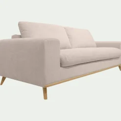 Canapé En Tissu|Canapé 3 Places*alinea Canapé 3 places convertible en tissu Crown - roucas Beige