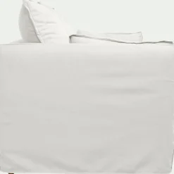 Canapé 4 Places*alinea Canapé 4 places convertible en tissu wind - écru Blanc