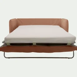 Canapé En Tissu|Canapé 2 Places*alinea Canapé 2 places convertible en tissu wind - terracotta Marron