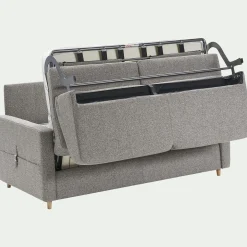 Canapé 4 Places*alinea Canapé 4 places convertible en tissu matelas densité 35kg/m3 - Gris