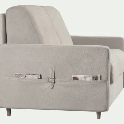 Canapé 4 Places*alinea Canapé 4 places convertible en tissu Stella densité 25kg/m3 - Beige roucas