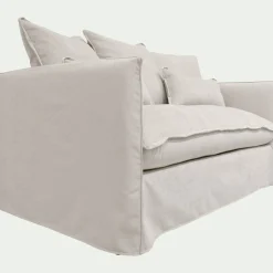 Canapé 2 Places*alinea Canapé 2 places convertible en tissu wind - alpilles Beige