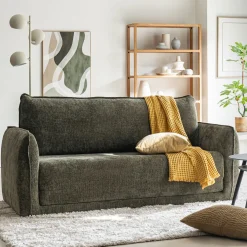 Canapé 3 Places*alinea Canapé 3 places conible en tissu Eden - cèdre Vert