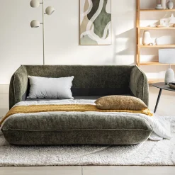 Canapé 3 Places*alinea Canapé 3 places conible en tissu Eden - cèdre Vert