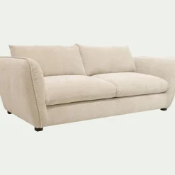 Canapé 4 Places*alinea Canapé 4 places convertible en tissu Nature - écru Blanc