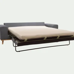 Canapé 4 Places*alinea Canapé 4 places convertible en tissu Cosmo - Gris anthracite