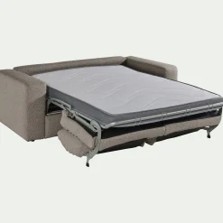 Canapé 3 Places|Canapé Convertible*alinea Canapé 3 places convertible bouclette dasco - clair Gris