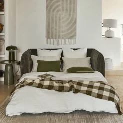 Canapé En Tissu|Canapé 2 Places*alinea Canapé 2 places conible en tissu Eden - cèdre Vert