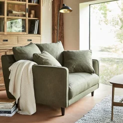 Canapé En Tissu|Canapé Convertible*alinea Canapé 2 places conible en tissu - cèdre Vert