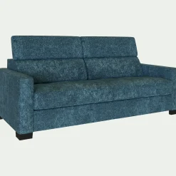 Canapé 3 Places|Canapé Convertible*alinea Canapé 3 places convertible Bultex en tissu genesis avec accoudoirs 15cm - figuerolles Bleu