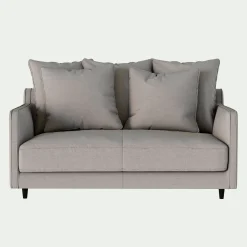 Canapé En Tissu|Canapé 2 Places*alinea Canapé 2 places convertible en tissu - borie Gris