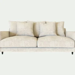 Canapé En Tissu|Canapé 3 Places*alinea Canapé 3 places convertible en tissu genesis - blanc ventoux