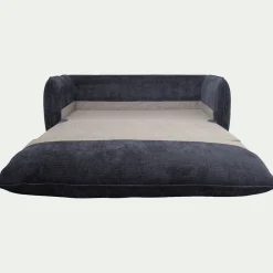 Canapé 3 Places*alinea Canapé 3 places convertible en tissu Eden - marine Bleu