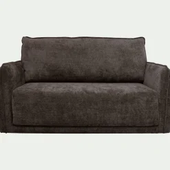 Canapé En Tissu|Canapé 2 Places*alinea Canapé 2 places convertible en tissu Eden - Marron