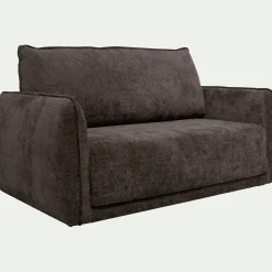 Canapé En Tissu|Canapé 2 Places*alinea Canapé 2 places convertible en tissu Eden - Marron