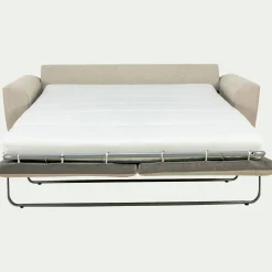 Canapé En Tissu|Canapé 3 Places*alinea Canapé 3 places convertible en tissu - alpilles Beige