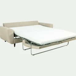 Canapé En Tissu|Canapé 3 Places*alinea Canapé 3 places convertible en tissu - alpilles Beige