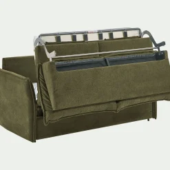 Canapé 3 Places|Canapé Convertible*alinea Canapé 3 places conible avec matelas en tissu densité 35kg/m3 - cèdre Vert
