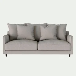 Canapé 3 Places*alinea Canapé 3 places convertible en tissu - borie Gris