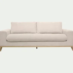 Canapé En Tissu|Canapé 4 Places*alinea Canapé 4 places convertible en tissu Storm - roucas Beige