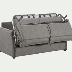 Canapé 4 Places*alinea Canapé 4 places convertible en tissu Sogno avec matelas densité 35kg/m3 - Gris anthracite