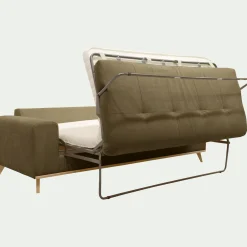 Canapé 4 Places*alinea Canapé 4 places conible en tissu Crown - cèdre Vert