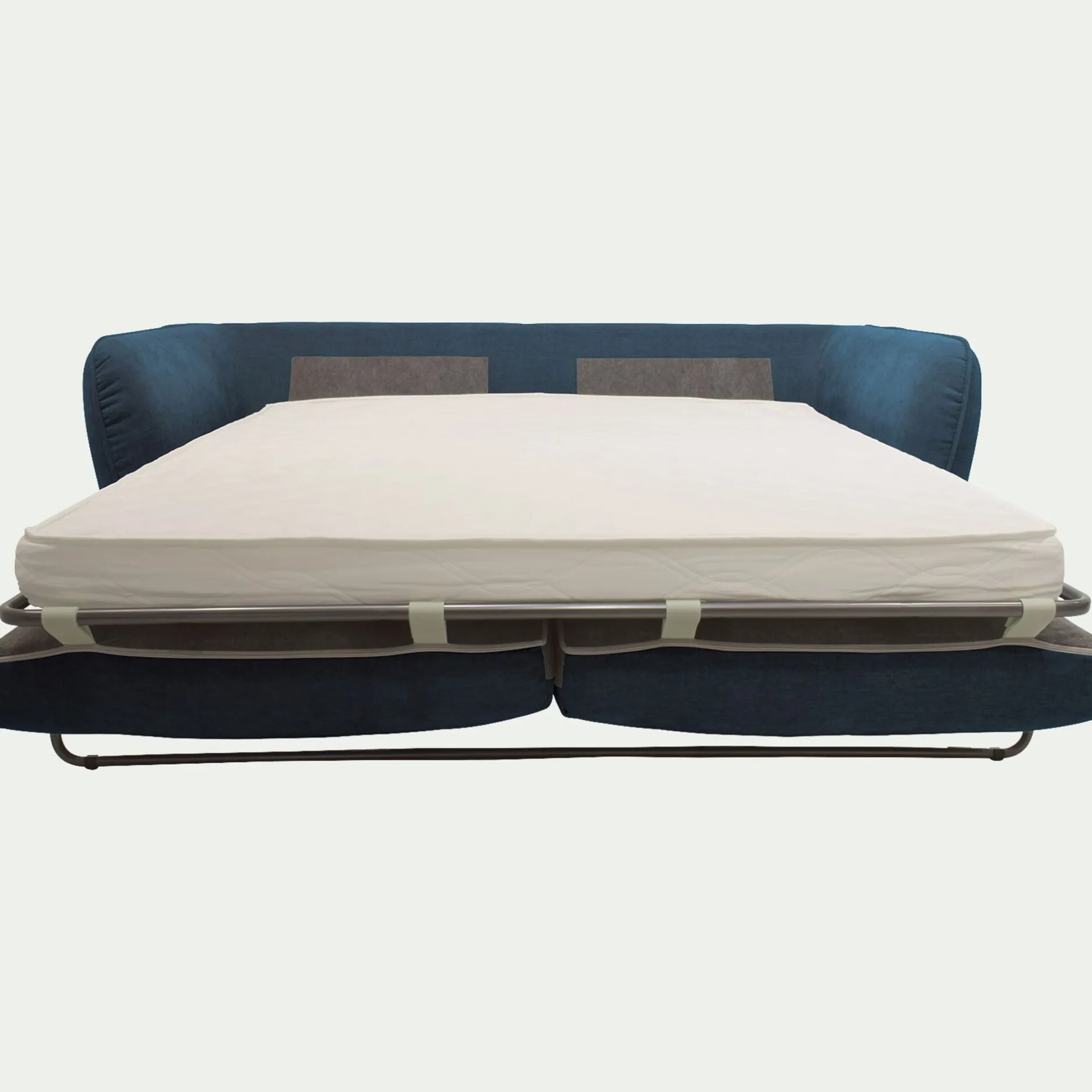 Canapé 4 Places*alinea Canapé 4 places convertible en tissu Nature - Bleu