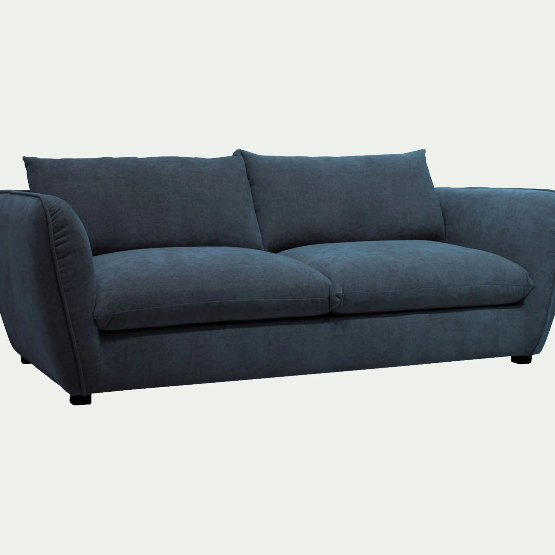 Canapé 4 Places*alinea Canapé 4 places convertible en tissu Nature - Bleu