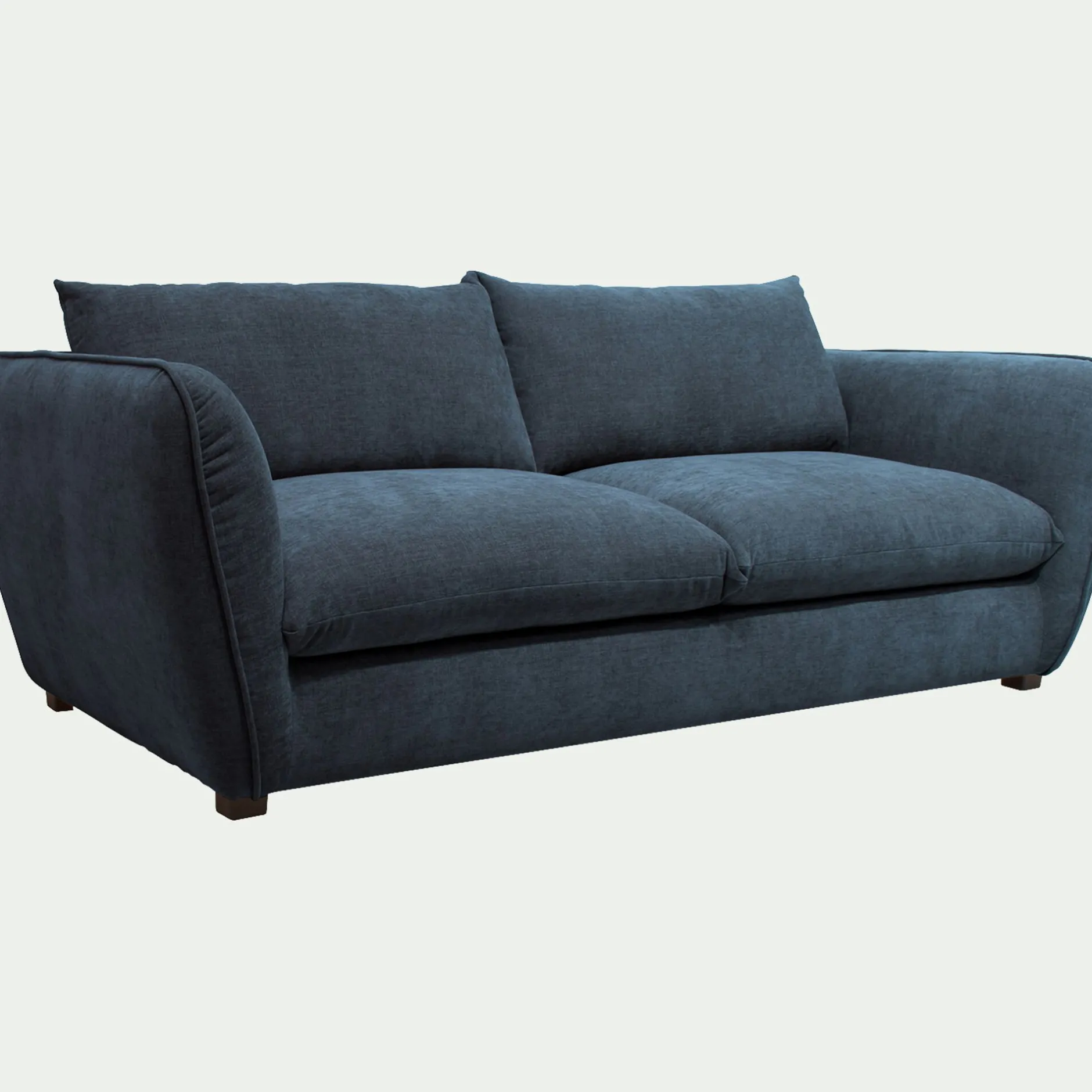 Canapé 4 Places*alinea Canapé 4 places convertible en tissu Nature - Bleu