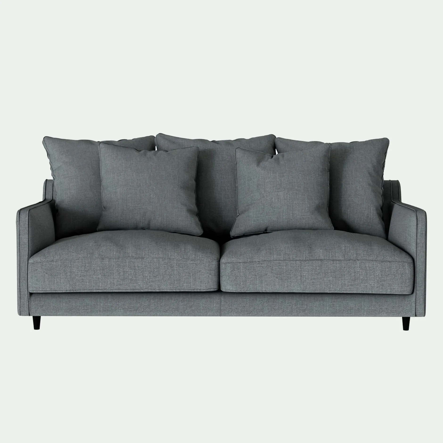 Canapé En Lin|Canapé En Tissu*alinea Canapé 3 places convertible tissu mixte - ardoise Gris