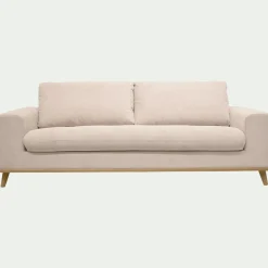 Canapé 4 Places*alinea Canapé 4 places convertible en tissu Crown - roucas Beige