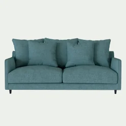 Canapé Convertible|Canapé Droit*alinea Canapé 3 places convertible en tissu - niolon Bleu