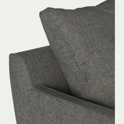 Canapé En Tissu|Canapé 3 Places*alinea Canapé 3 places droit convertible matelas Bultex tissu joint - restanque Gris