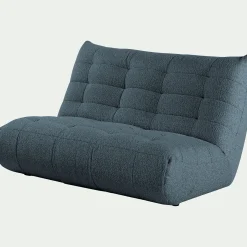 Canapé 3 Places*alinea Canapé 3 places en tissu bouclette - Bleu