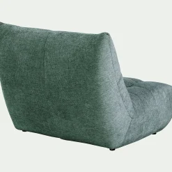 Canapé 2 Places*alinea Canapé 2 places fiixe en tissu chenille - Bleu calaluna