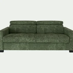 Canapé 3 Places|Canapé Fixe*alinea Canapé 3 places fixe en tissu Genesis avec accoudoirs 15cm - cèdre Vert